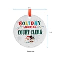 thumbnail image 5 of Court Clerk1 Christmas Ornament, Xmas Hanging Ornament, Mother’S Day Ornament, Valentine Ornament Gift, Celebration Hanging Decor, Keepsake 2025, 5 of 5