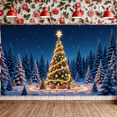 thumbnail image 5 of Decorative Design Christmas Banner Festive Theme Holiday Banner for Christmas Celebration Winter Decoration Indoor Party, 5 of 9