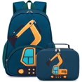 thumbnail image 1 of Mochila LOIDOU para niños pequeños de 15 pulgadas con bolsa de almuerzo de 3 a 8 años, 1 of 8