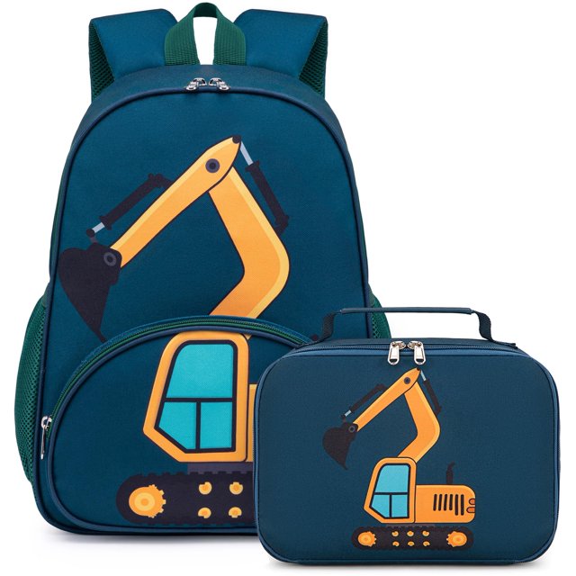 Mochila LOIDOU para niños pequeños de 15 pulgadas con bolsa de almuerzo de 3 a 8 años