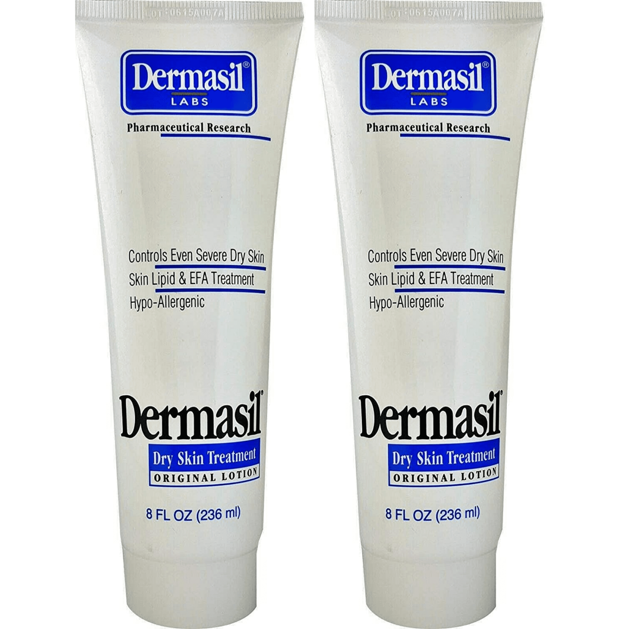 2 Pack Dermasil Labs Dry Skin Original Lotion 8fl oz., each