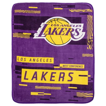 The Northwest Group Los Angeles Lakers 60 x 80 Digitize Raschel Throw Blanket