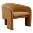 thumbnail image 1 of TOV Furniture Marla Cognac Velvet Accent Chair, 1 of 6