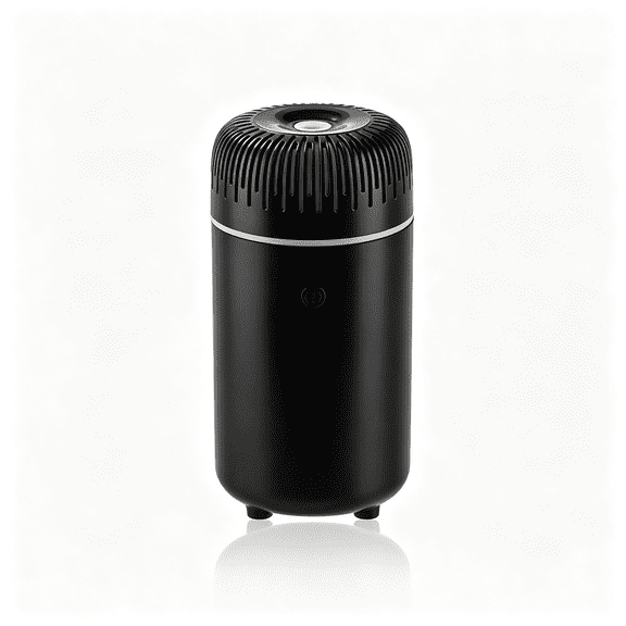 ACDANC Waterless Essential Oil Diffuser Starter Kit,Black,Up to 600 Sq Ftl,Battery Operated,Portable for Home Car Office