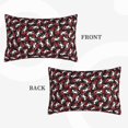 thumbnail image 2 of Naloa Salamander Pillowcase, Throw Pillowcase, Wrinkle-Free, Stain-Resistant with Hidden Zipper for Bedroom Sofa-16"x24", 2 of 6