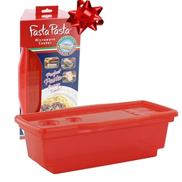 Cocedor de pasta para microondas Fasta Pasta Red cocina 4 porciones