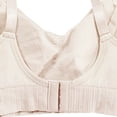 thumbnail image 4 of MOJOGO Women's Maternity Bra Open Front Breastfeeding Nursing Bras Ribbed Comfort Sleep Bra with Support L, 4 of 5