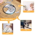 thumbnail image 6 of Threns 21Pcs Mirror Wall Stickers Removable Adhesive Acrylic Mirror Wall Decal DIY Round Mirror Decals, 6 of 8