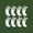 White, variant on Set of 8 Vinyl Wall Art Decal - Christmas Stockings - 10" x 5.5" Each - Holiday Seasonal Decor Sticker - Indoor Outdoor Home Office Wall Door Window Bedroom Workplace Decals (10" x 5.5" Each, Green)