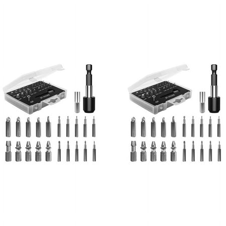

Damaged Screw Extractor Set 44 PCS Stripped Screw Extractor Kit HSS Broken Screw Remover Set with Bit & Socket Adapter