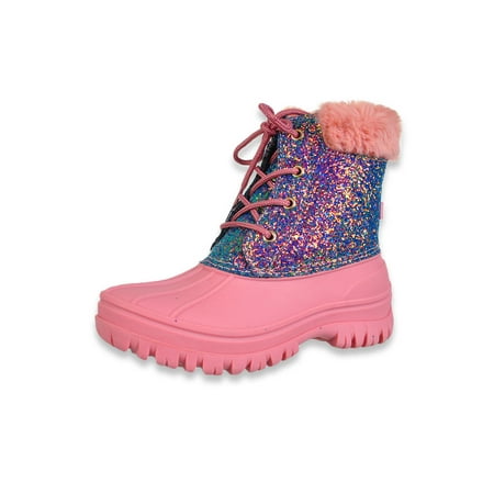 

Londo Fog Girls Rainbow Sparkle Commander Boots - rainbow 12 toddler