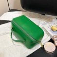 thumbnail image 2 of Bolso De Cosméticos Bolsa de cosméticos Bolsas de lavado de gran capacidad de cuero de PU a prueba de agua para acampar (verde) Ehuebsd Para Estrenar, 2 of 9