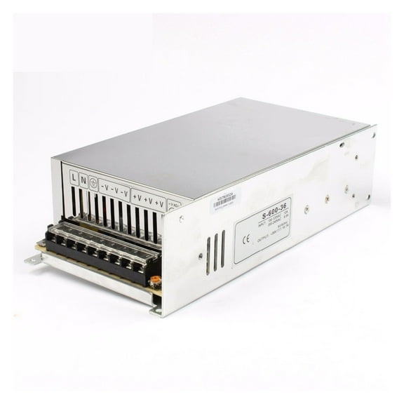 600W 36V 16.6A Input Single Output Switching Power Supply For LED Strip Light AC To DC Switching Power Supply S-600-36 ,Smart Chip