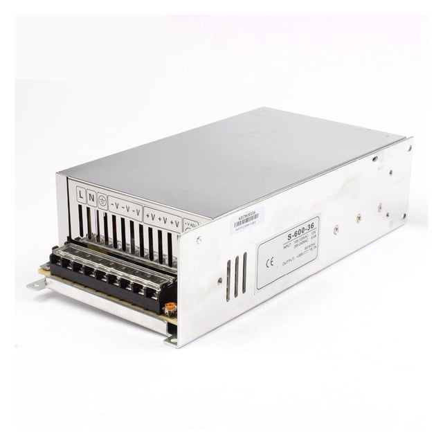 600W 36V 16.6A Input Single Output Switching Power Supply For LED Strip Light AC To DC Switching Power Supply S-600-36 ,High Stability