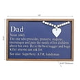 thumbnail image 2 of IH Casa Decor Framed Definition Of Dad Sign, 2 of 3