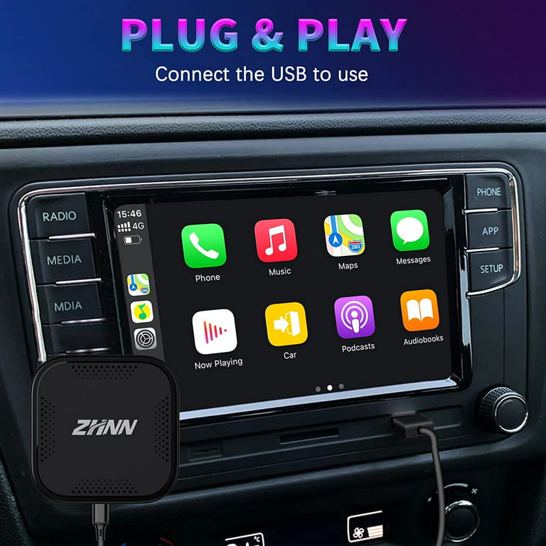 Multimedia Video Box, Android 9, 4G+64G, Carplay AI Box Support  /Netflix , The Magic Box Carplay Streaming for Car, Wired to  Wireless Carplay