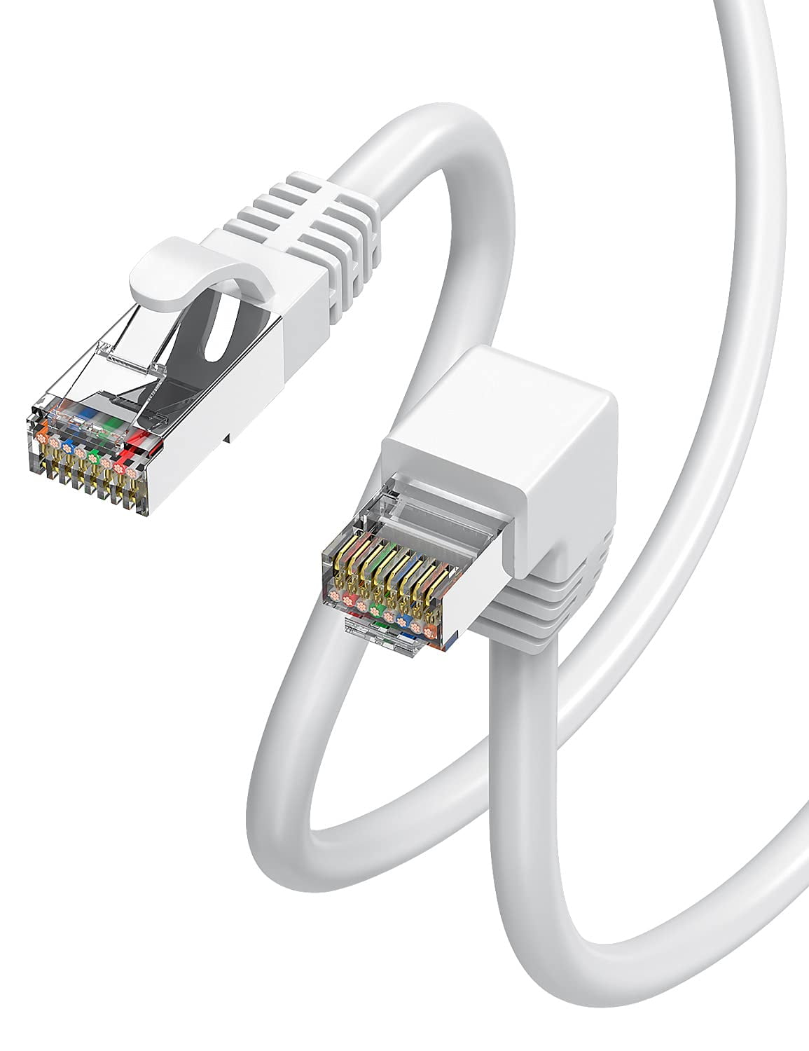 Buy JUXINICE Cat 6 Patch Cable 6 Foot, White Cat6