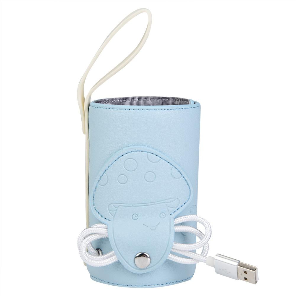 Tebru USB Baby Bottle Warmer Portable Milk Travel Storage