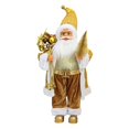 thumbnail image 3 of Adornos de muñecas de Navidad Encantos Estatuilla de moda Decoraciones Estatua de pie Papá Noel para centro de mesa Regalos de cumpleaños 30 centimetros Macarena Muñeco de Papá Noel, 3 of 5