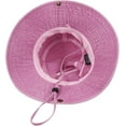 thumbnail image 5 of Boonie Hat for Women Men Packable Star Bucket Hat with Strings,Outdoor Travel Beach Sun Hat Fishing Hiking Safari Hat, 5 of 6