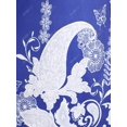 thumbnail image 4 of Talla grande Paisley Flower Print CutOut O Ring T Shirt Rosegal Mangas largas de talla grande, 4 of 5