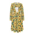 thumbnail image 4 of DISNIMO Kids Sunflower Dress Girls Cat Dress for Girls 11-12T Dresses for Girls Long Sleeve Dress with Collar Little Girl Dresses Casual Midi Dress Girls Twirling Dress for Child Dresses for Girls, 4 of 7
