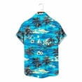 thumbnail image 6 of Purcolt Mens Hawaiian Shirt Short Sleeve Button Down Shirts Tropical Floral Summer Beach Shirts, 6 of 8