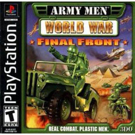 Army Men World War Final Front - Playstation PS1 (Best Ps1 War Games)