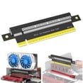 thumbnail image 2 of Advanced PCIE 16X 5.0 Rising Card 180° Adapter PCIE to PCIe 16X Slot for Versatiled Computer and Office Applications, 2 of 8