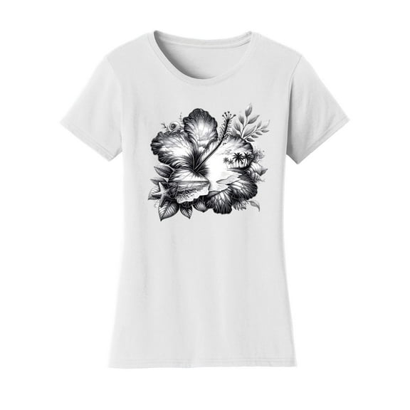 Gravity Trading Womens Summer Beach Solar T-Shirt Color Changing Summer Beach Sun Tee, White 2XL