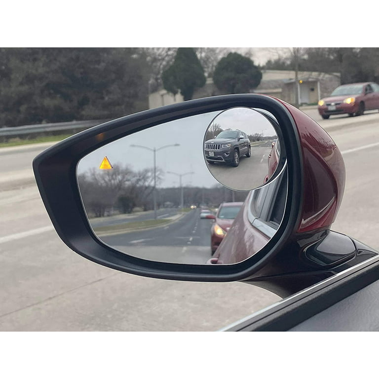 Yirtree 2 Pack Automotive Blind Spot Mirrors, Small Round Convex Adjustable  360°Rotate Wide Angle Car Rear View Nirror for All Universal Vehicles Car