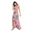 thumbnail image 1 of Mujer Estampado Halter Gasa Sin Espalda Sin Mangas Corbata Maxi Vestido Largo(Rosa/S)-205255.06 Tmvgtek Mujer, 1 of 8