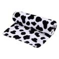 thumbnail image 3 of Tapis de Repos Imprimé Vache en Velours Corail Mignon pour Chat Chien, 3 of 3