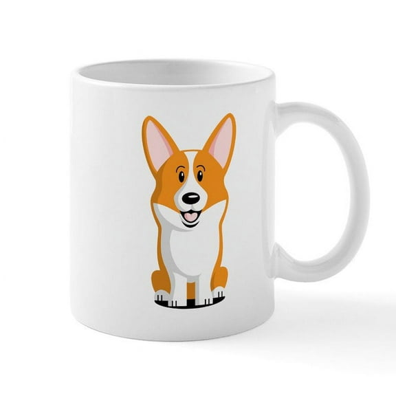 CafePress - Pembroke Welsh Corgi Mug - 11 oz Ceramic Mug - Novelty Coffee Tea Cup