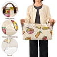 thumbnail image 5 of Collapsible Storage Bins Fabric Shelf Baskets with Handles Closet Organizer Pizza Burger Strawberry Watermelon 16.9x11.4x7.7, 5 of 8