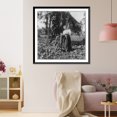 thumbnail image 3 of Historic Framed Print, [Scenes in Puerto Rico, 1898-1900: woman of Clark family], 17-7/8" x 21-7/8", 3 of 9