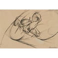 thumbnail image 2 of Umberto Boccioni 14x11 Black Ornate Wood Framed Double Matted Museum Art Print Titled: Study for Dynamic Force of a Cyclist&nbsp;Ii (1913), 2 of 5