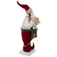 thumbnail image 3 of Northlight Santa's Workshop Elf Animated Standing Christmas Figure - 24", 3 of 5