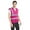Hot Pink, variant on GOGO Industrial Safety Vest with Reflective Stripes, ANSI/ ISEA Standard-Black-M