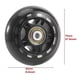 thumbnail image 4 of 4 Pack Inline Skate Wheels Indoor/Outdoor Replacement Wheel with Bearings 70mm, 4 of 5