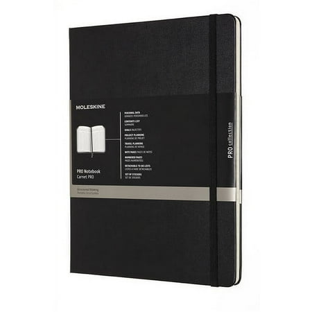 UPC: 8058647620800 | MOLESKINE PROFESSIONAL NOTEBOOK XL BLACK (BLK)