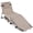 Beige, variant on Costway Outdoor Folding Chaise 4-Position Lounge Chair with Face Hole &Adjustable Footrest Blue
