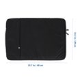 thumbnail image 2 of OUNONA Laptop Sleeve Bag with Handle for 15 inch Laptop Made of Oxford Cloth and Fluff Black Color, 2 of 7
