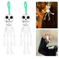 thumbnail image 4 of 2 unids Halloween Skeleton Pull Spoof Spofs Spooky Skull Skeleton Niños Juguetes, 4 of 7