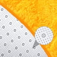 thumbnail image 3 of Junovo Luxury Round Fluffy Area Rugs for Bedroom Kids Girls Room Nursery,Super Soft Circle Rug,Cute Shaggy Carpet For Living Room,5'x5',Orange, 3 of 7