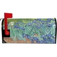 thumbnail image 2 of Van Gogh Irises Flowers Mailbox Covers Magnetic Classic Art Spring Mailbox Cover Oil Painting Mailbox Wraps Post Letter Box Cover Garden Decoratives Standard Size 18" X 21", 2 of 5