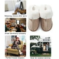 thumbnail image 7 of Women's Slipper Memory Foam Fluffy Soft Warm Slip On House Slippers,Anti-Skid Cozy Plush for Indoor Outdoor, 7 of 7