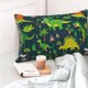 thumbnail image 4 of Fotbe Dinosaurs and Flowers Funda de Almohada Decorativa Estilo Occidental, Lujo en Algodón, Fundas para Almohadas King, Cojín Estampado para Decoración del Hogar-16"x24", 4 of 6