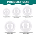 thumbnail image 3 of Extra Large Clear Ball Ornaments, Big Fillable Christmas Balls Shatterproof Ornament Baubles for DIY Crafts Christmas Wedding Party Decor Hanging Decoration(Clear,14cm/5.5inch,1PCS), 3 of 9