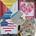 thumbnail image 5 of BQuilt Regla de corte Acrílico Diy Artesanía Patchwork Costura Plantilla 6/12 pulgadas, 5 of 5